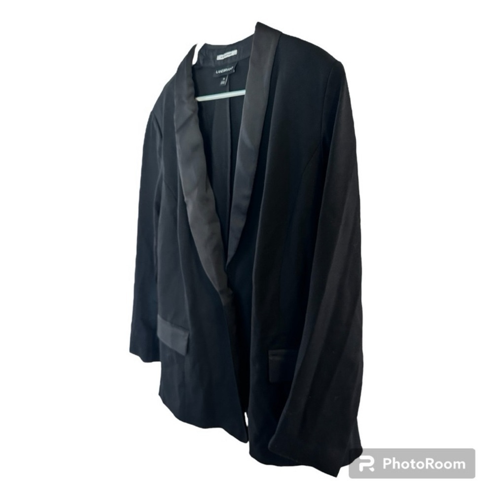 Lane Bryant Black Plus Size Oversized The Bryant Blazer - Picture 7 of 11